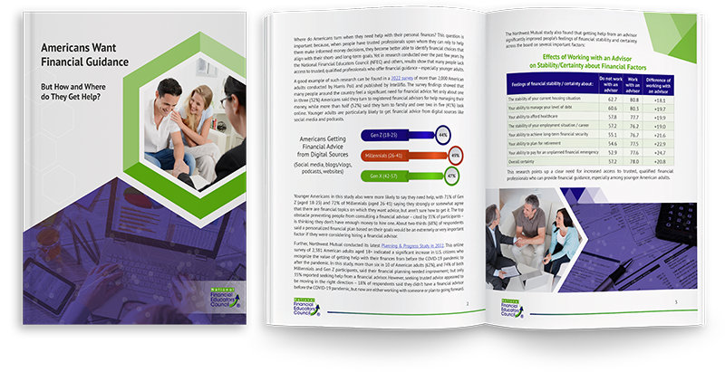 Financial Guidance Whitepaper - Where Do People Look For Financial Guidance??